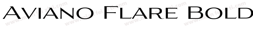 Aviano Flare Bold字体转换